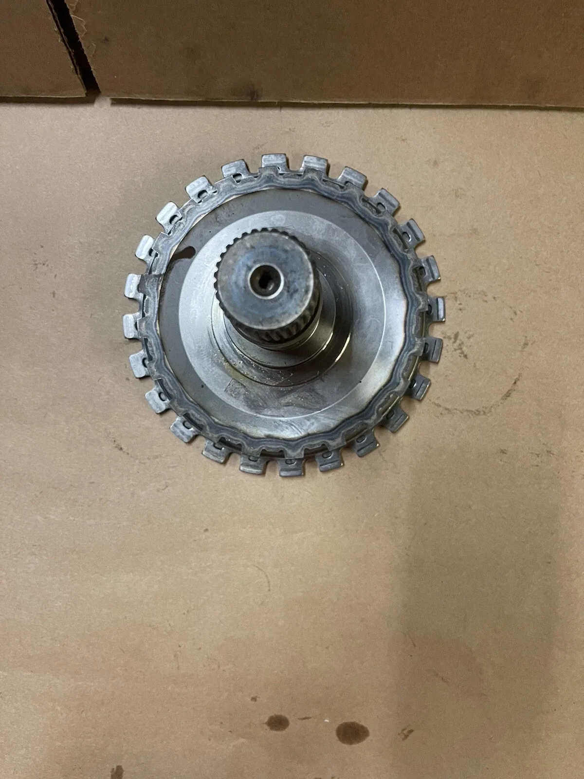 Ford 6R60 4x4 output shaft 5 7/16th long, 20 parking lugs image 2