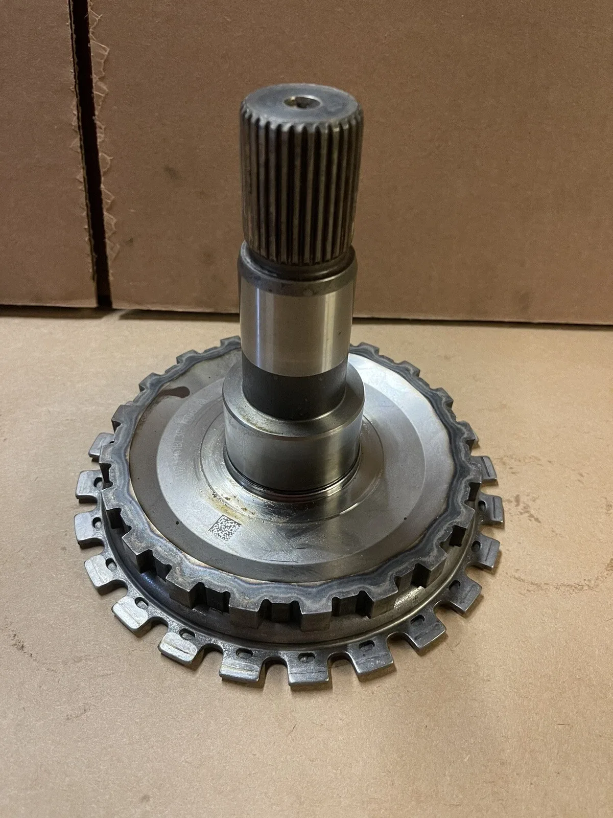 Ford 6R60 4x4 output shaft 5 7/16th long, 20 parking lugs