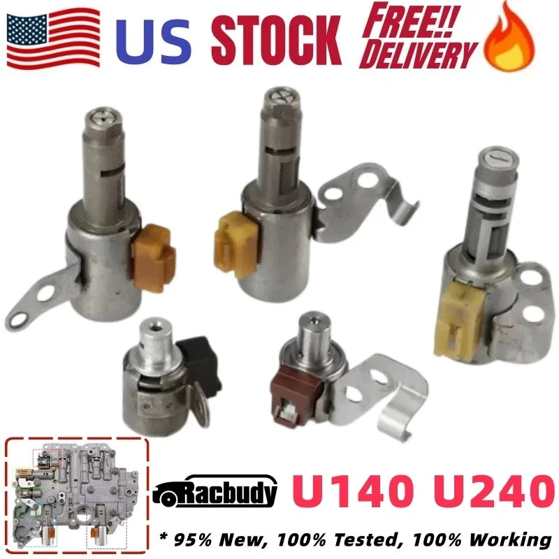 Toyota RAV4 / Lexus Transmission Shift Solenoid Kit U140E U240E U241 - 656-3181