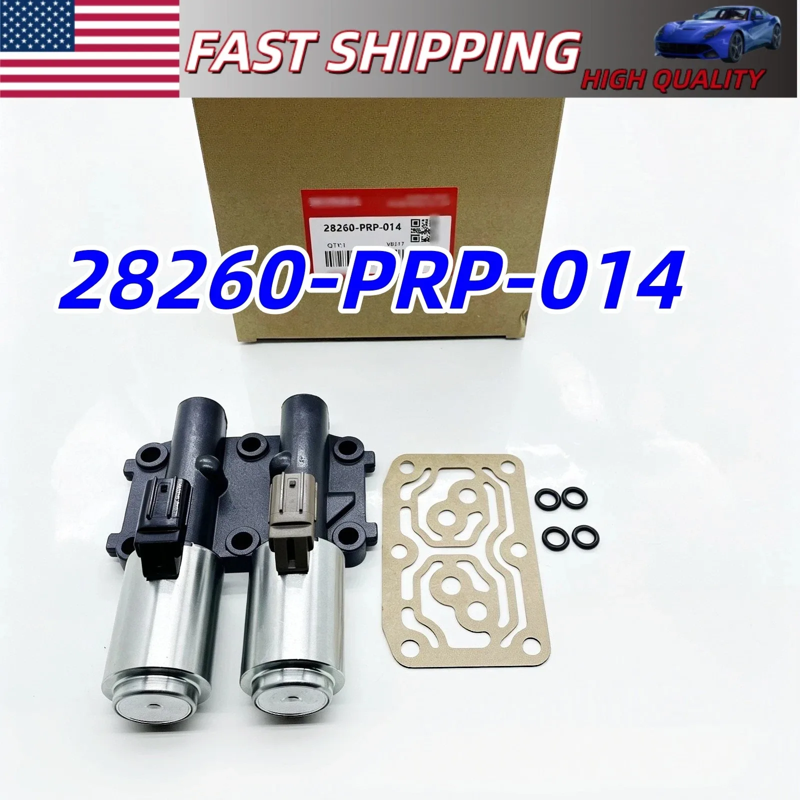 28260-PRP-014 Transmission Dual Linear Solenoid For Honda Accord CRV Acura 99210