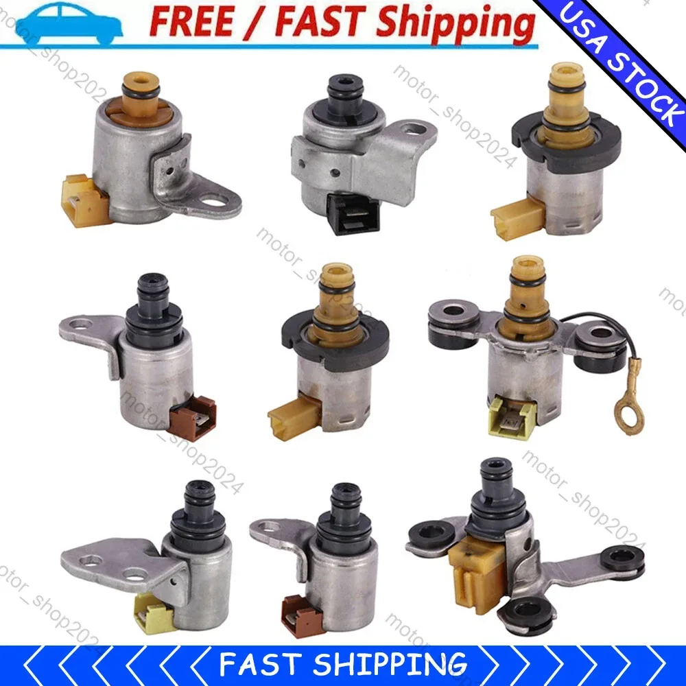 9pcs Transmission Shift Solenoid Kit OEM JF506E For VW Jaguar Land Rover Diesel