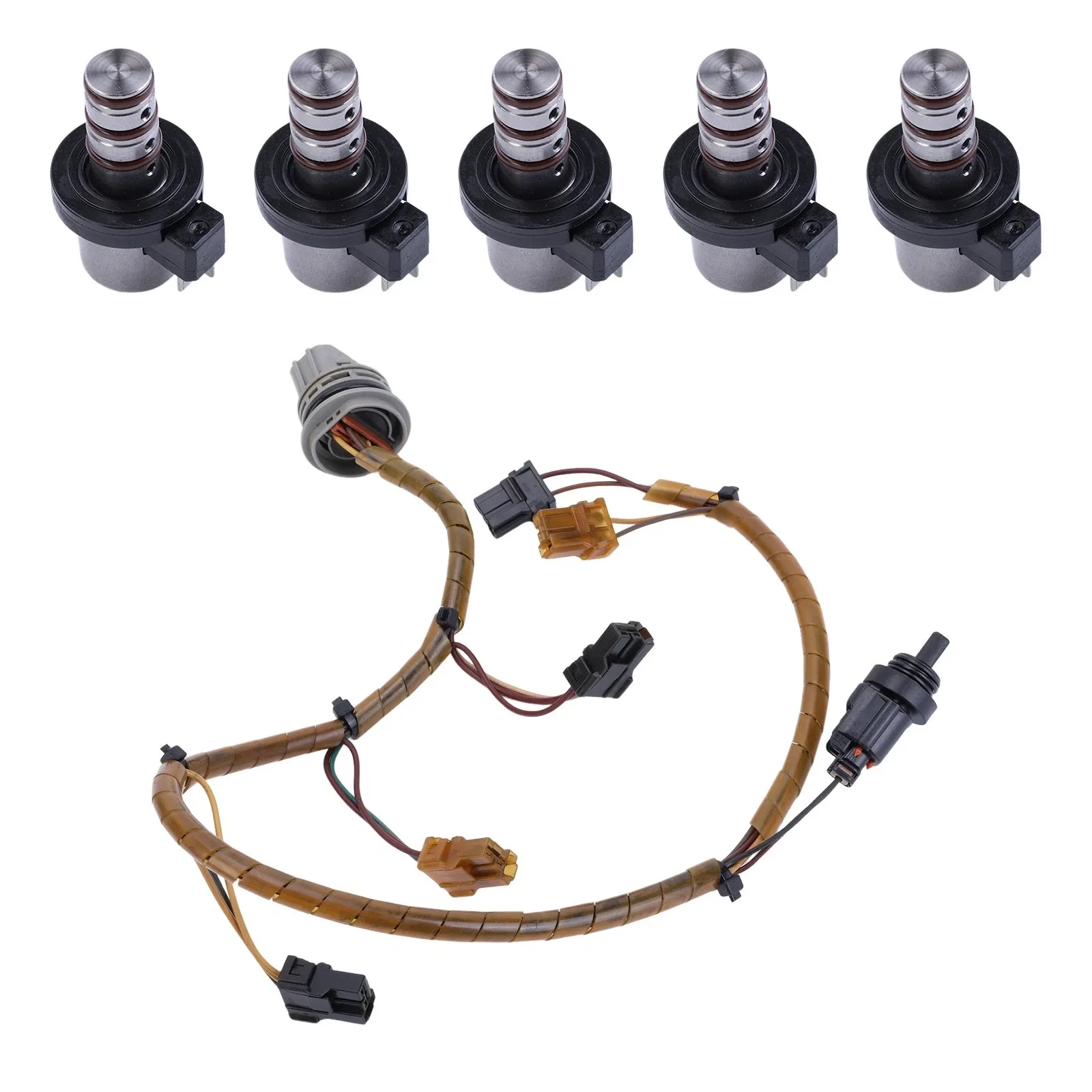 F4A41 F4A42 Transmission Shift Solenoid Kit with Harness For Mitsubishi Hyundai