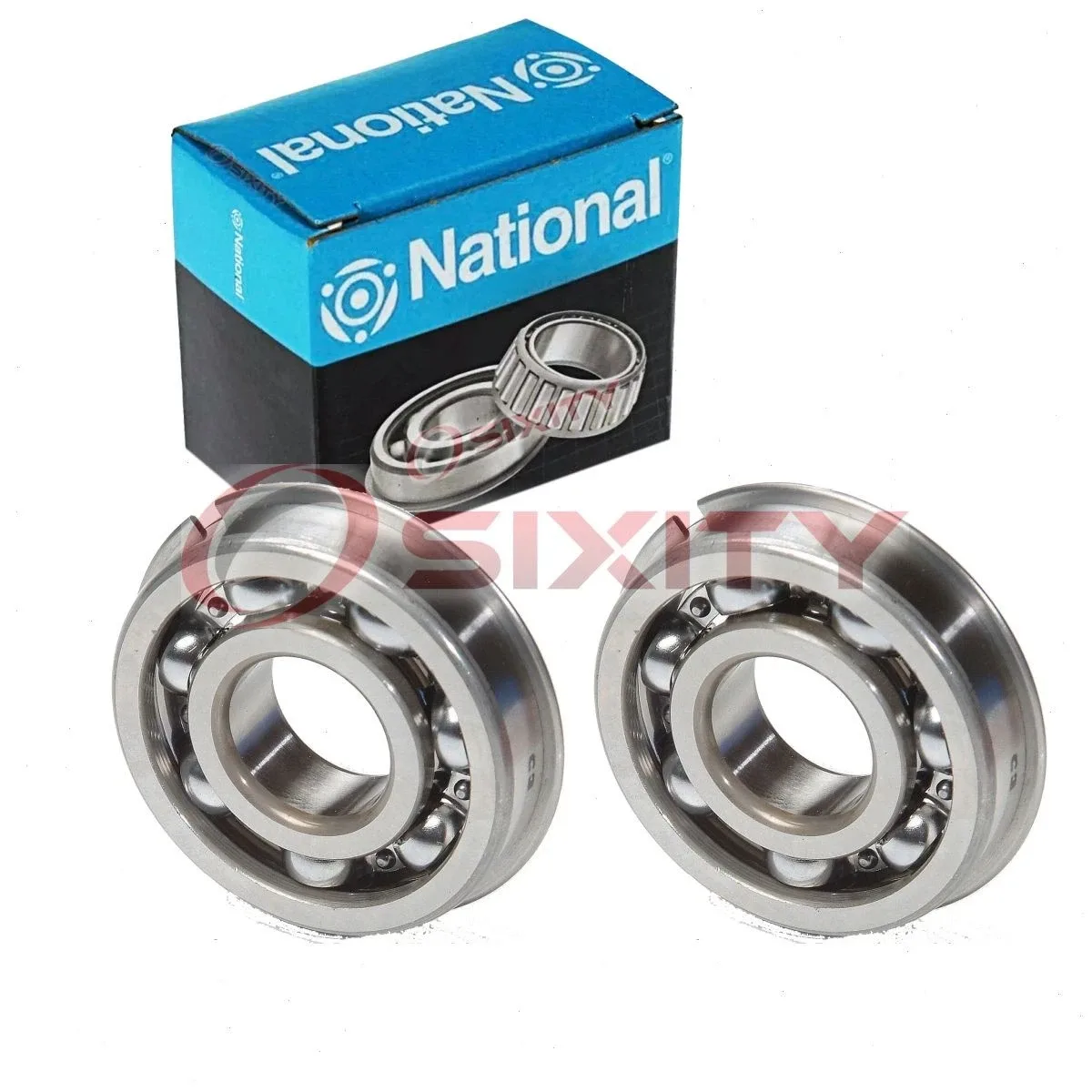 2 pc National Front Transfer Case Output Shaft Bearings for 1975-1979 an