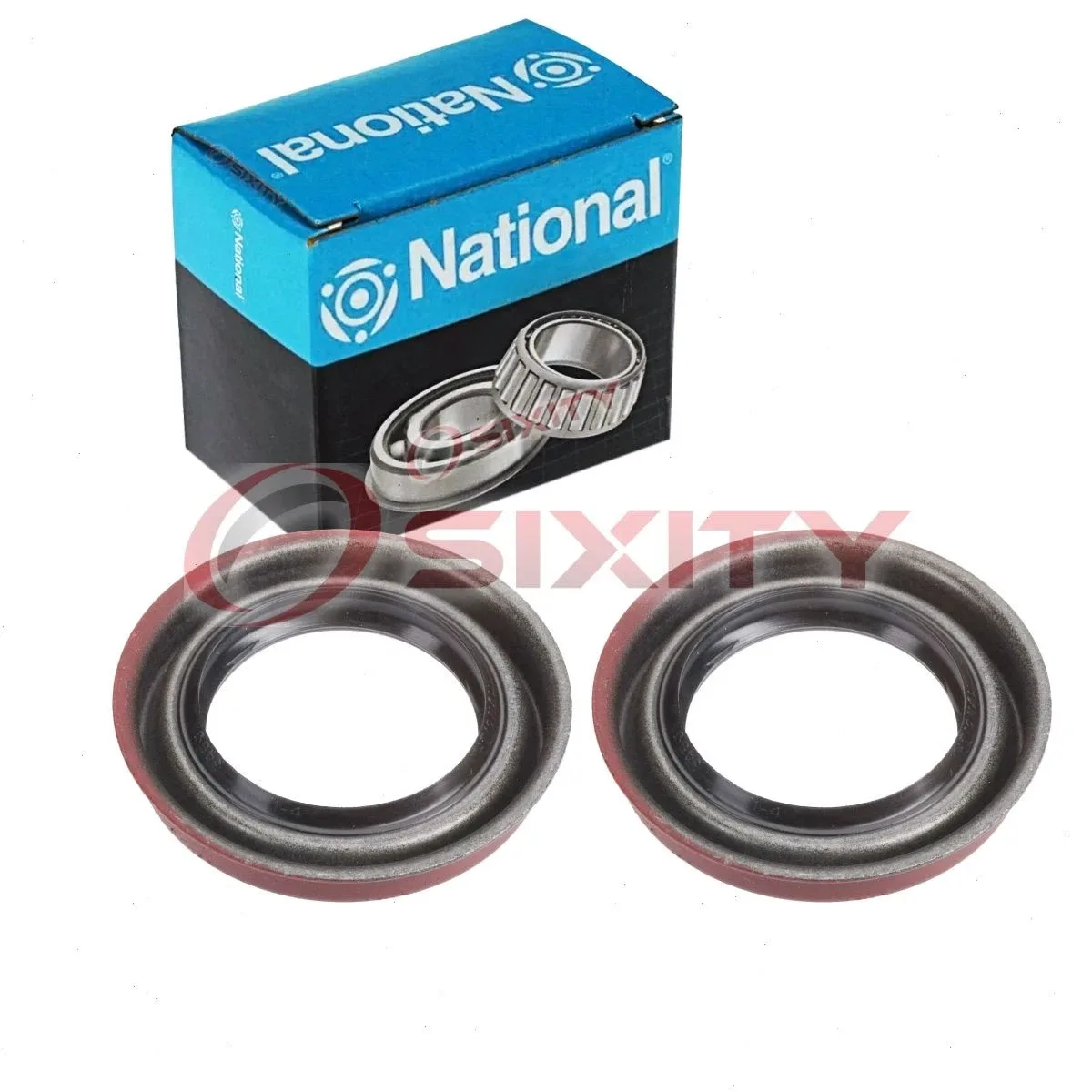 2 pc National Transmission Output Shaft Seals for 1983-1984 Chrysler jx