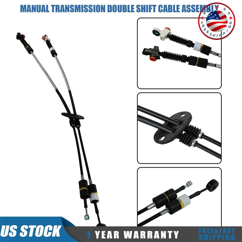 NEW Manual Transmission Double Shift Cable Assembly 1S4Z7E395HA For Ford Focus image 3