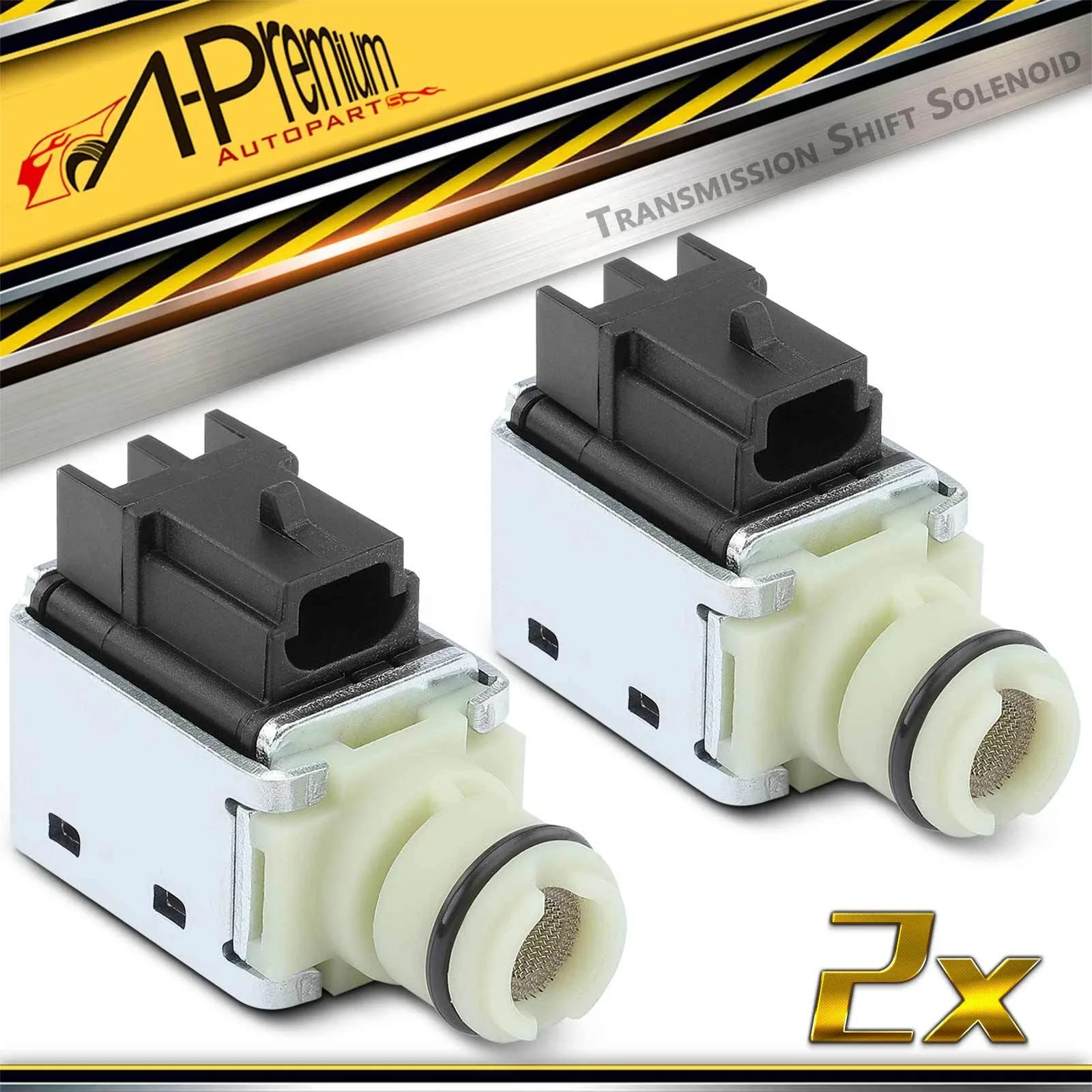 1993-2014 A-Premium A&B Shift Solenoid for 4L60-E / 4L65-E (10478120, 24230298)