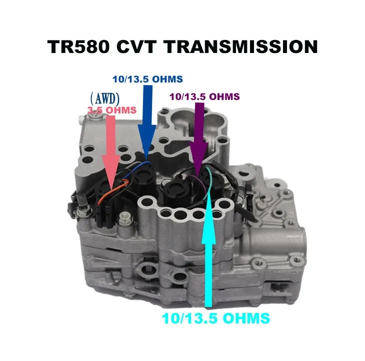2010-2017 Subaru Lineartronic CVT Torque Converter AWD Solenoid TR580 TR690 (31825AA050) image 3