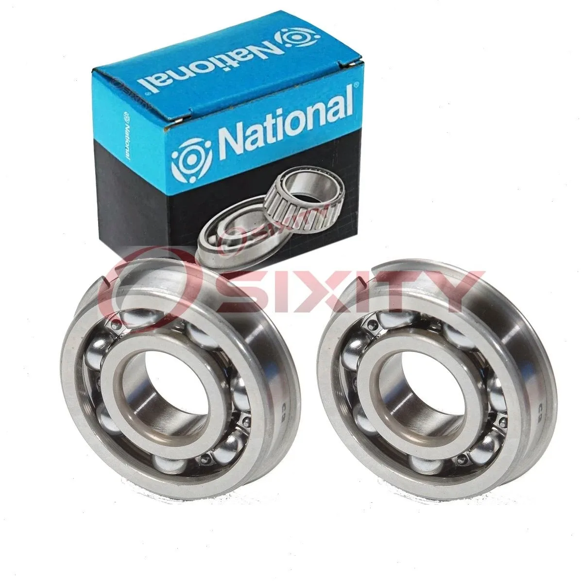 2 pc National Front Transfer Case Output Shaft Bearings for 1974 Dodge W200 oi
