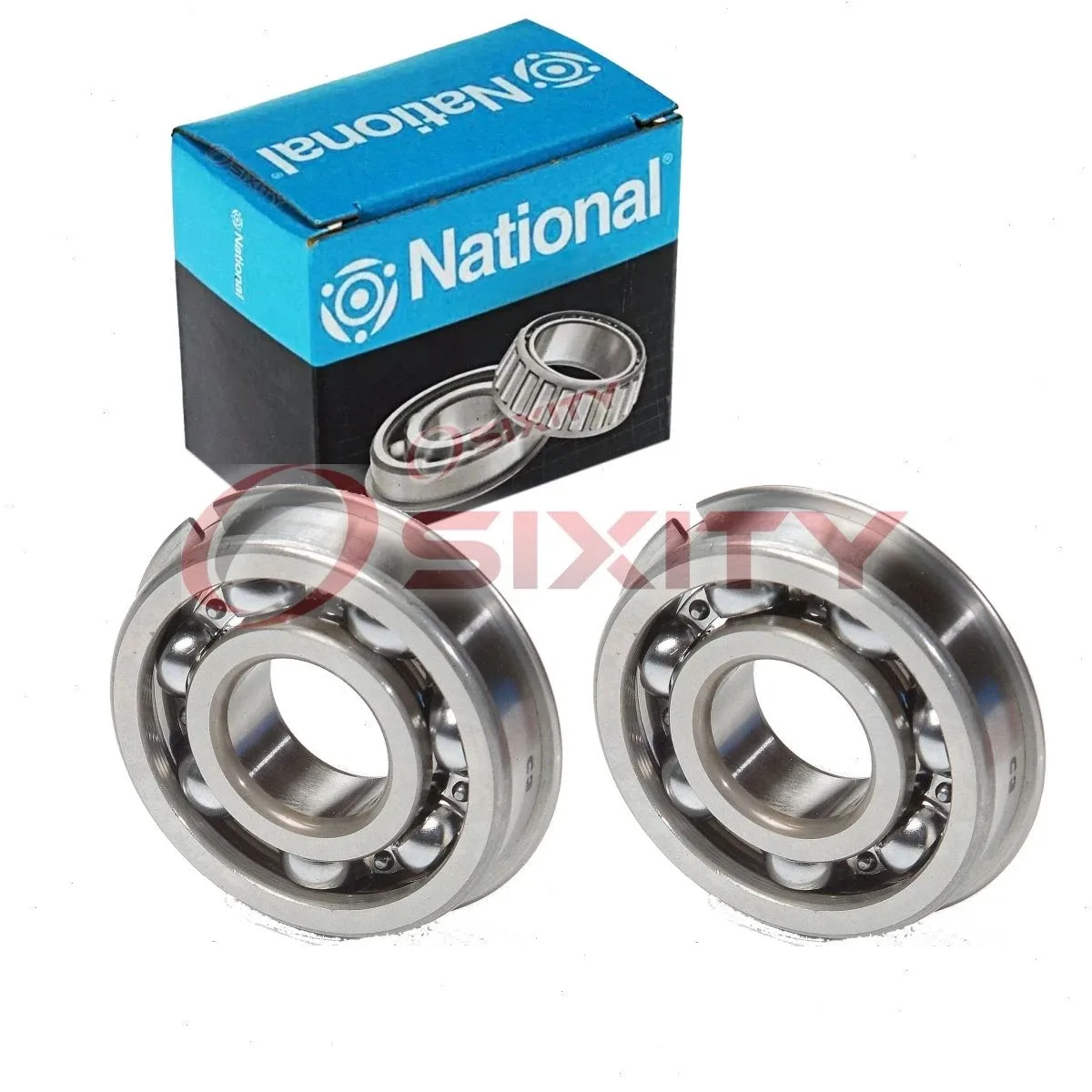 2 pc National Transmission Output Shaft Bearings for 1960-1961 Maserati ol
