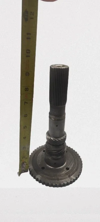 .TH400 OUTPUT SHAFT, 2WD 4X4, 9" LONG,O-RING GROOVE,BOLTON YOKE USES METAL SPEDO image 3