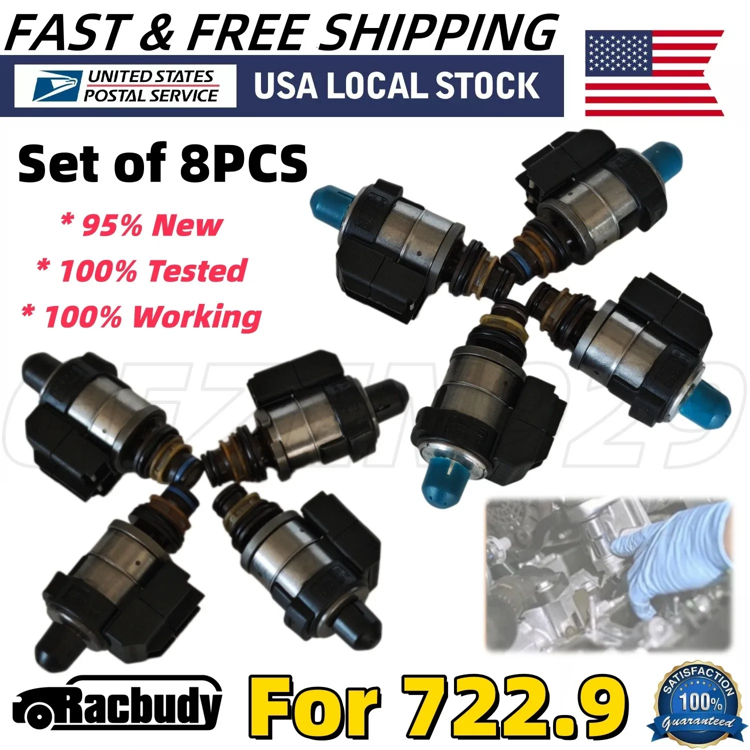 Mercedes Benz 722.9 7G Automatic Shift Solenoids Kit for SLK, ML - Racbudy