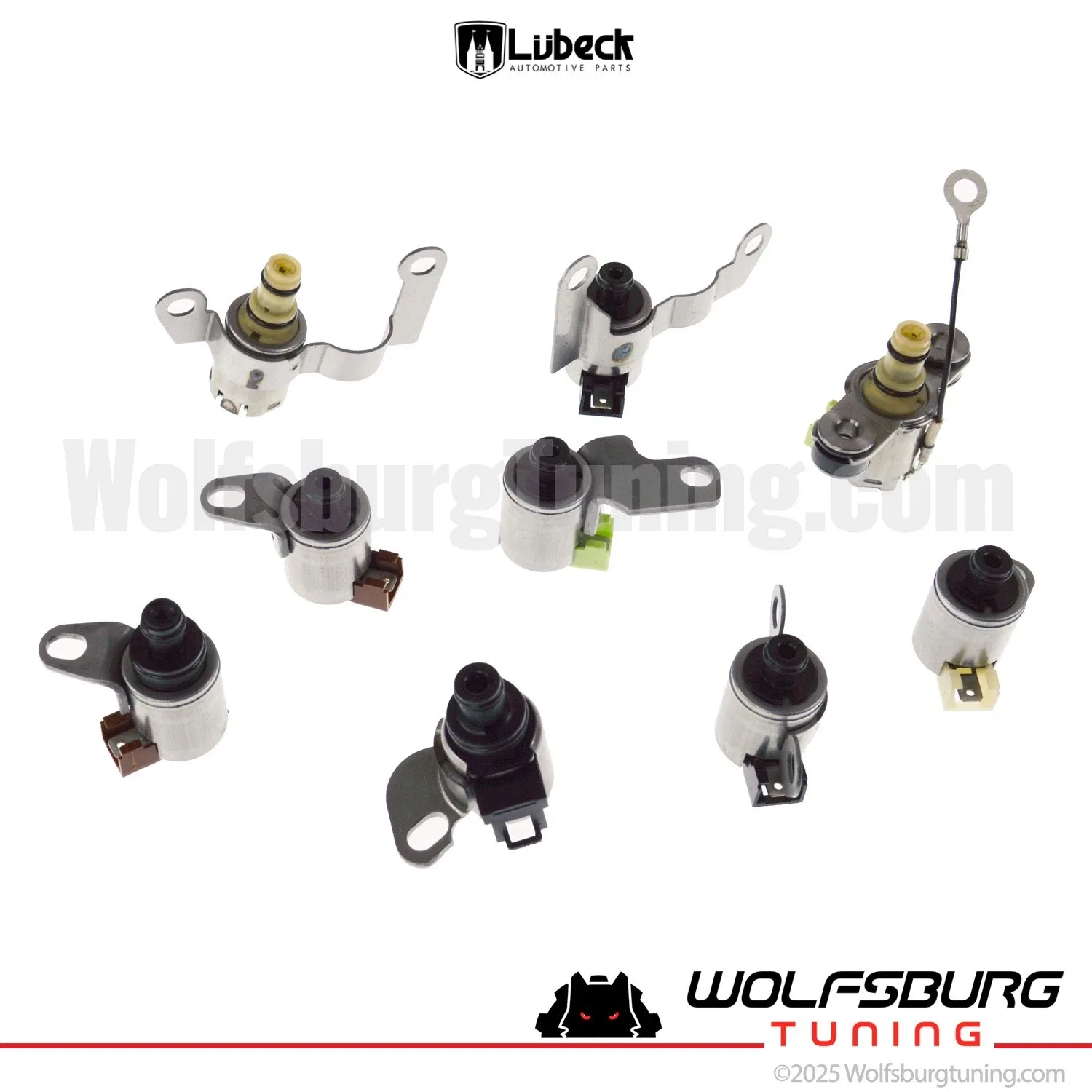 Jaguar X-Type 2.5L 3.0L V6 Trans Solenoid Set JF506E 5-Speed Auto