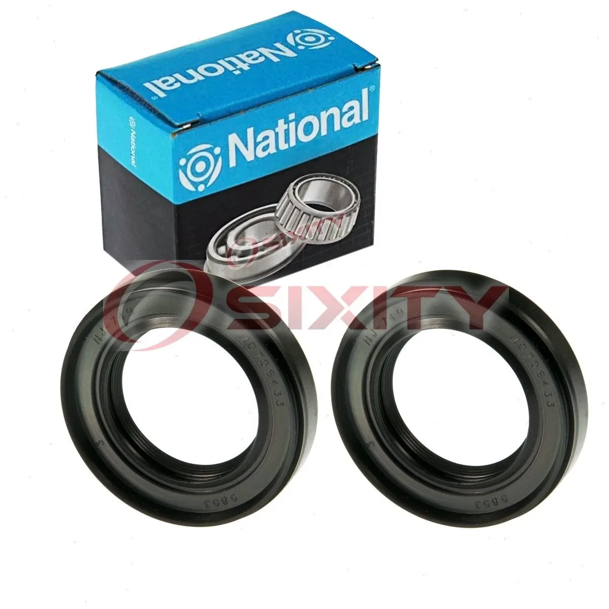 2 pc National Transmission Output Shaft Seals for 2006-2011 Kia Rio5 gc