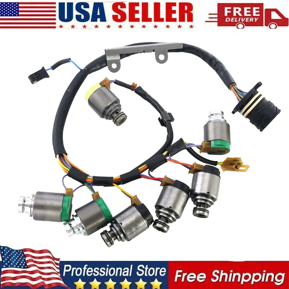 Fit For BMW 5HP19 Transmission Solenoids Kit With Internal Harness 0501316463