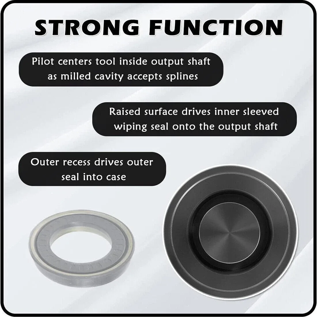 Adapt-A-Case Front Output Seal Driver Install Tool For GM NP246/261/263 TM109RAC image 2