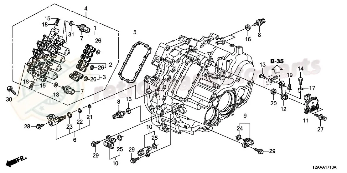 NEW OEM Linear Transmission Shift Solenoid  for Honda Accord Acura image 2