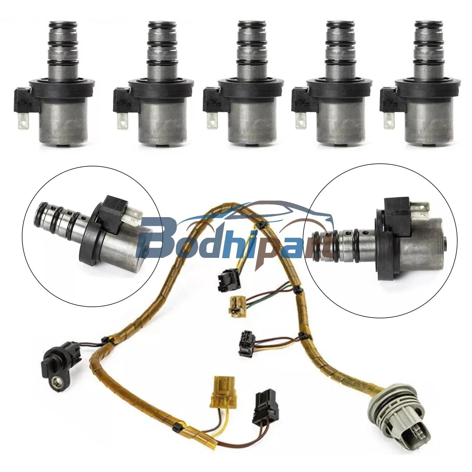 F4A41 F4A42 Transmission Shift Solenoid Kit with Harness For Mitsubishi Hyundai image 2