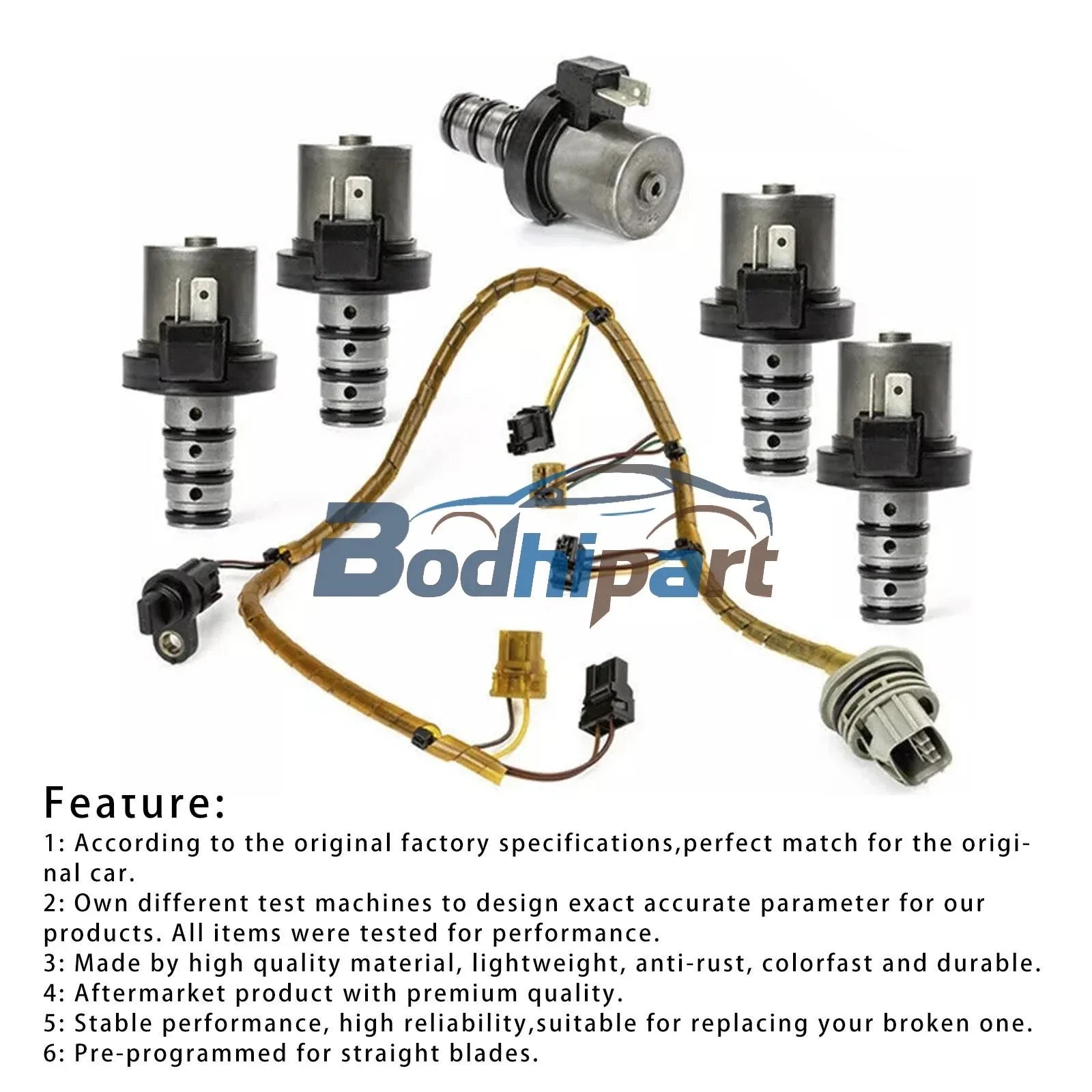 F4A41 F4A42 Transmission Shift Solenoid Kit with Harness For Mitsubishi Hyundai image 4