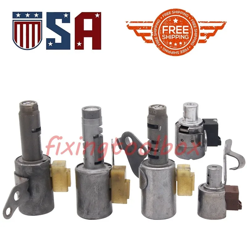 35220-21020 5x Transmission Shift Solenoids for Toyota Camry Solara 2.4L 3.0L US