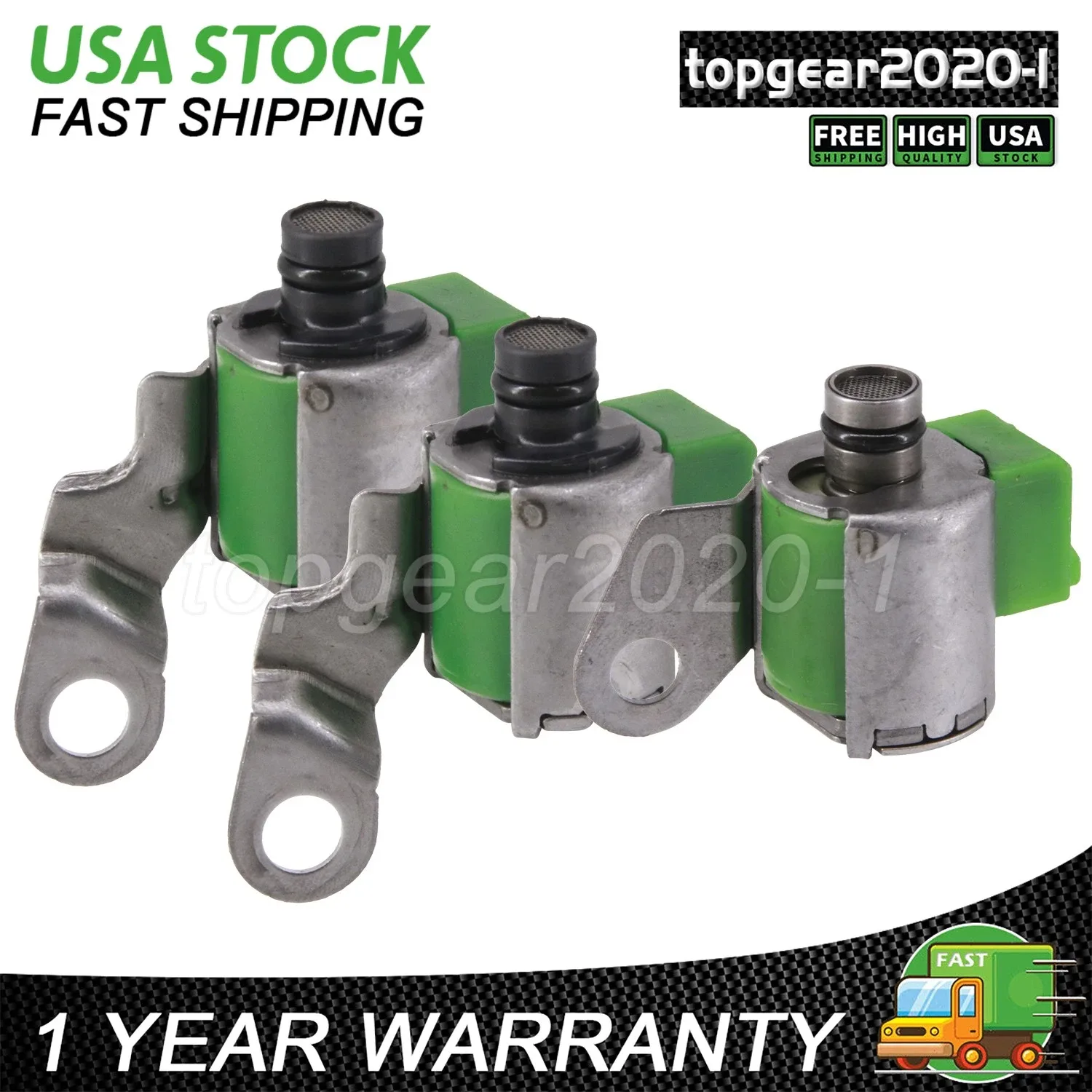 Shift Solenoids A340E A340F A340G Fits Toyota Tacoma T100 Pickup 4Runner Lock Up image 2