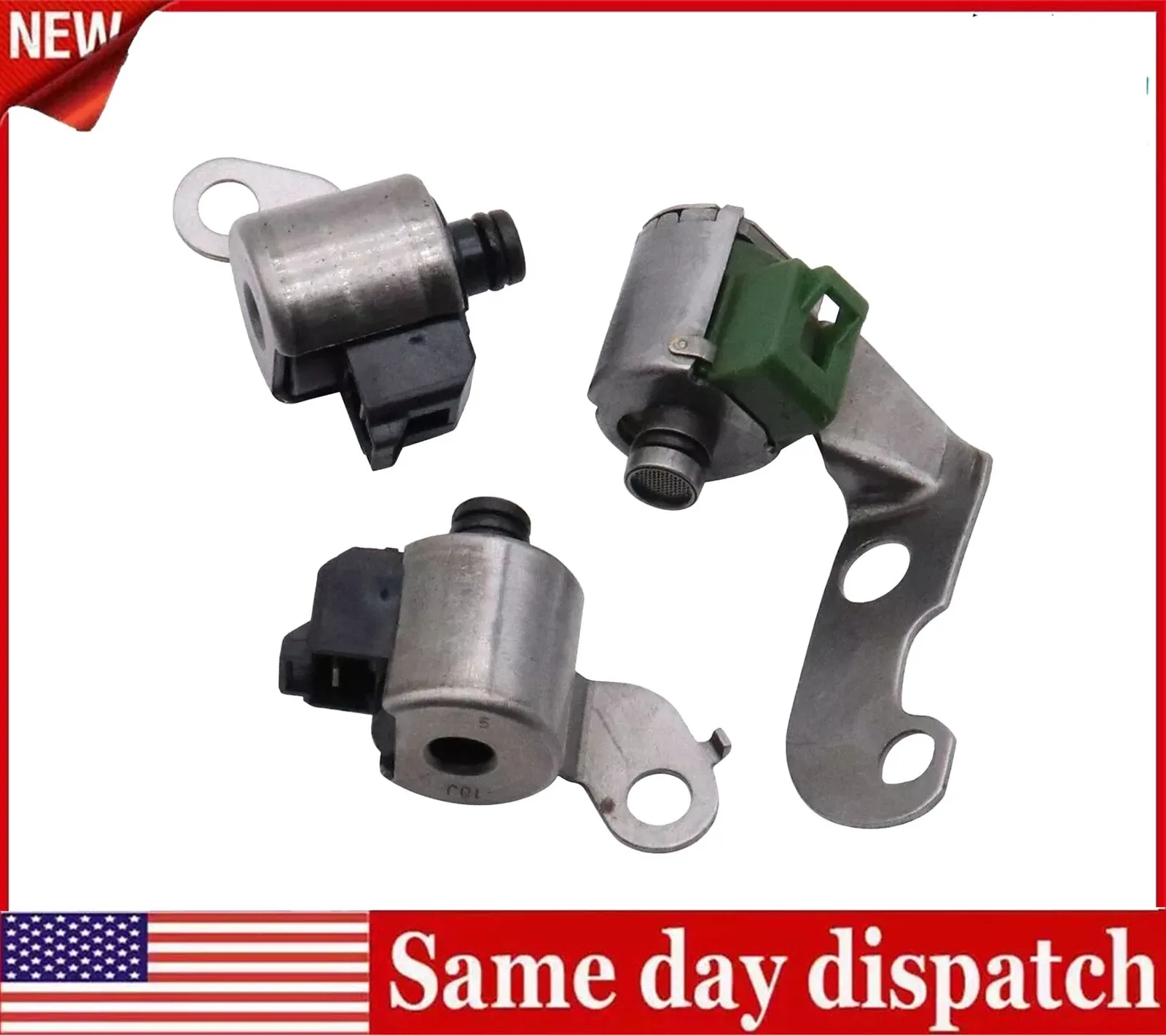 Transmission Shift Solenoid S1& S2 & SL For 03-06 Toyota Corolla 1.8L Matrix USA