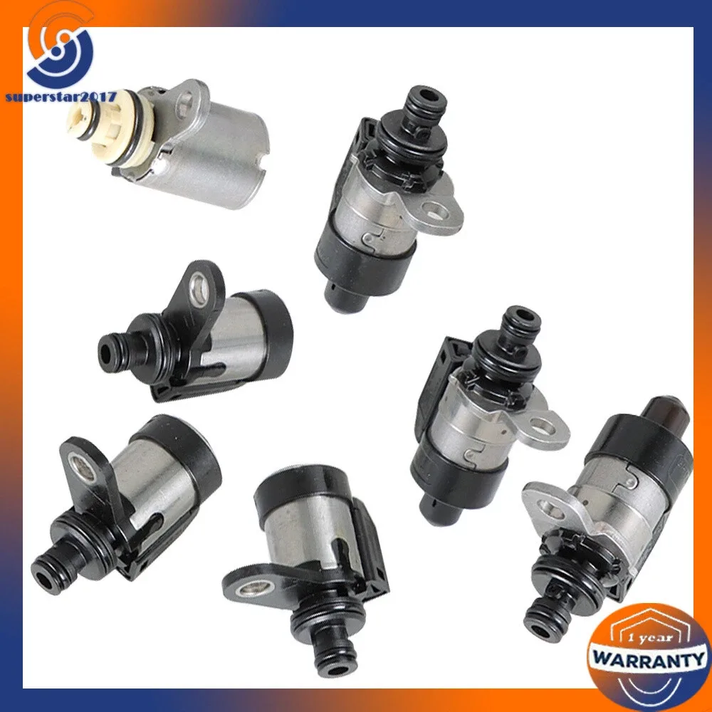 7pcs Transmission Solenoid 123929A*1PCS, 123933A*3PCS, 123934A*3PCS For Nissan