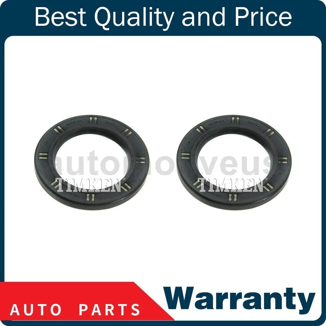Manual Transmission Output Shaft Seal 2 X Timken For Volkswagen 2000-2005
