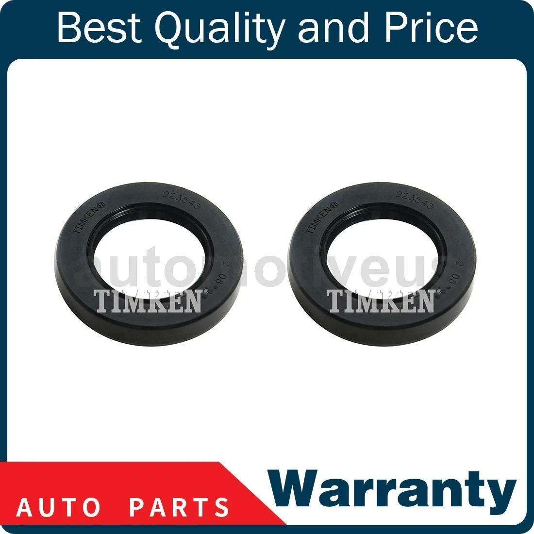 Automatic Transmission Output Shaft Seal 2 X Timken For Honda 2000-2014