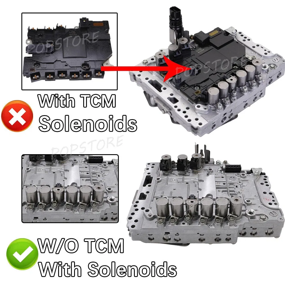 2014-2015 Infinity Q50 3.7 Valve Body & Solenoid RE7R01A