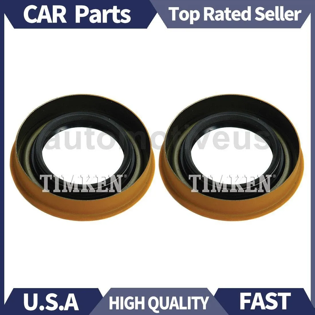 Rear Manual Transmission Output Shaft Seal 2X Timken For 1000 Series 1965-1965
