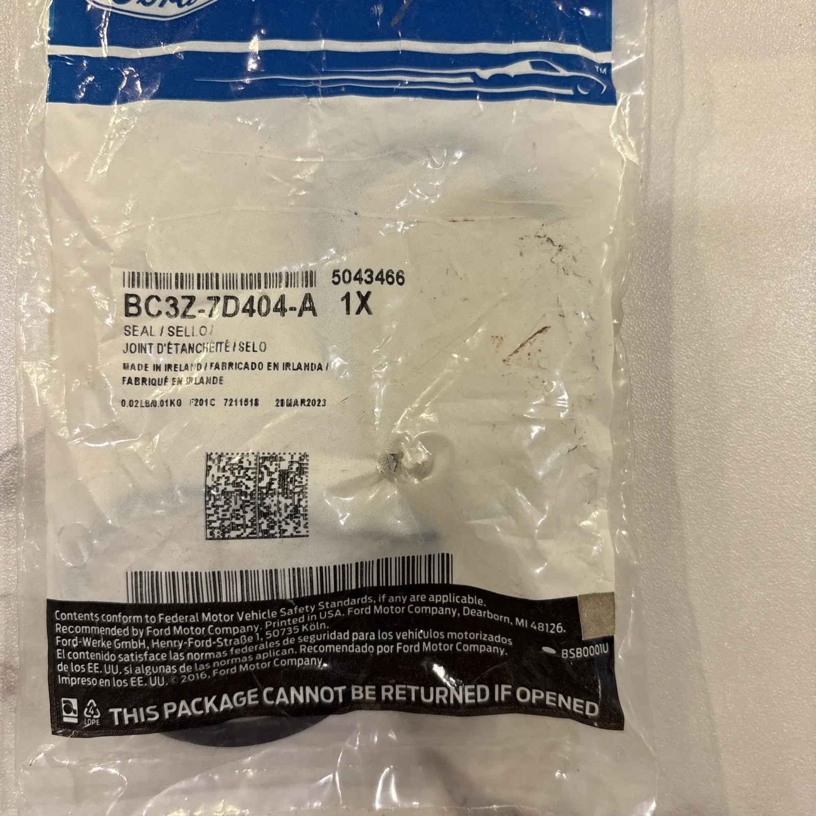 Genuine Ford BC3Z-7D404-A Transmission Output Shaft Seal OEM image 2