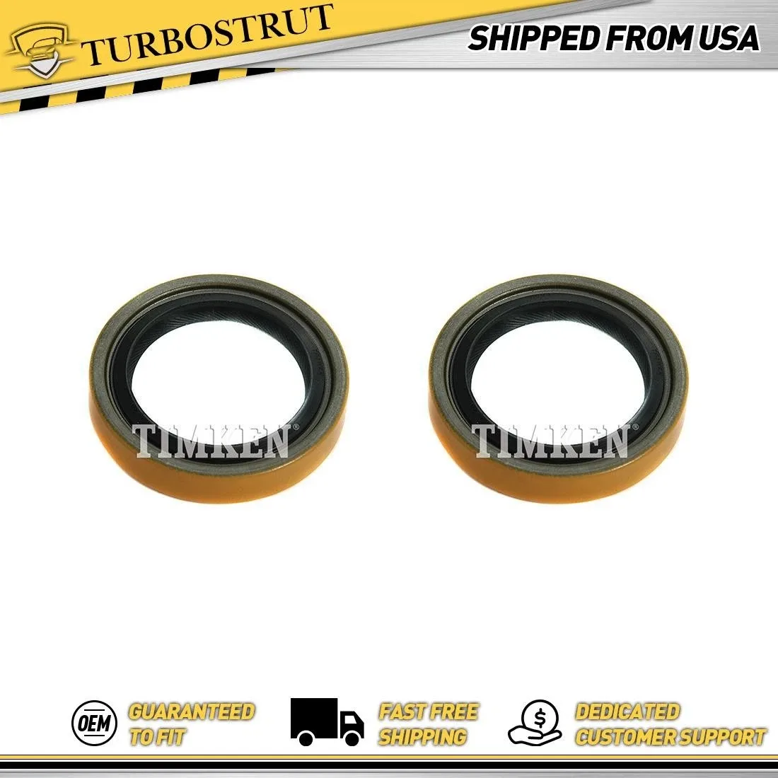 2 Rear Manual Transmission Output Shaft Seal For 1987-1989 Jeep Wrangler 2.5L