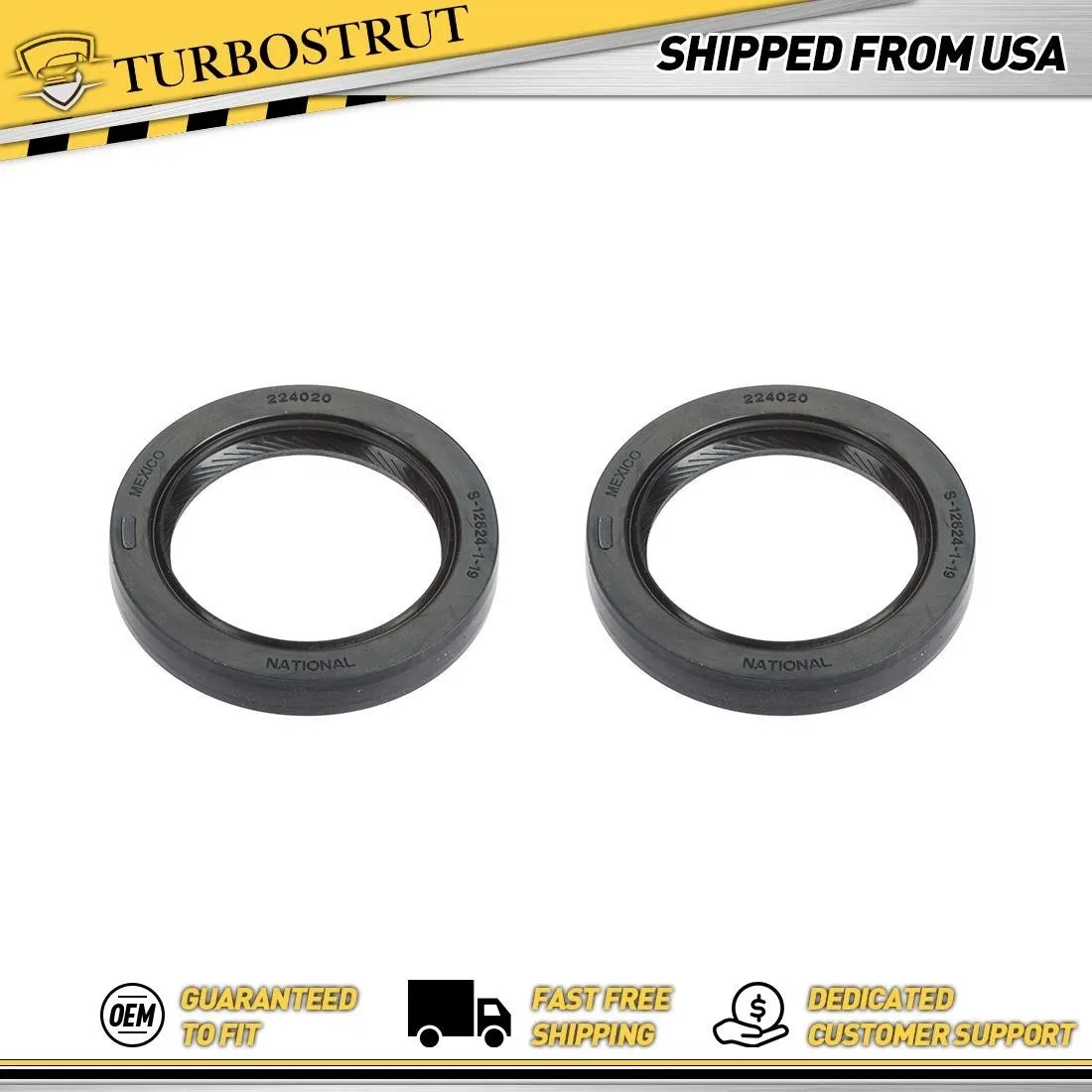 2 Manual Transmission Output Shaft Seal For 1978-1980 Ford Fiesta 1.6L