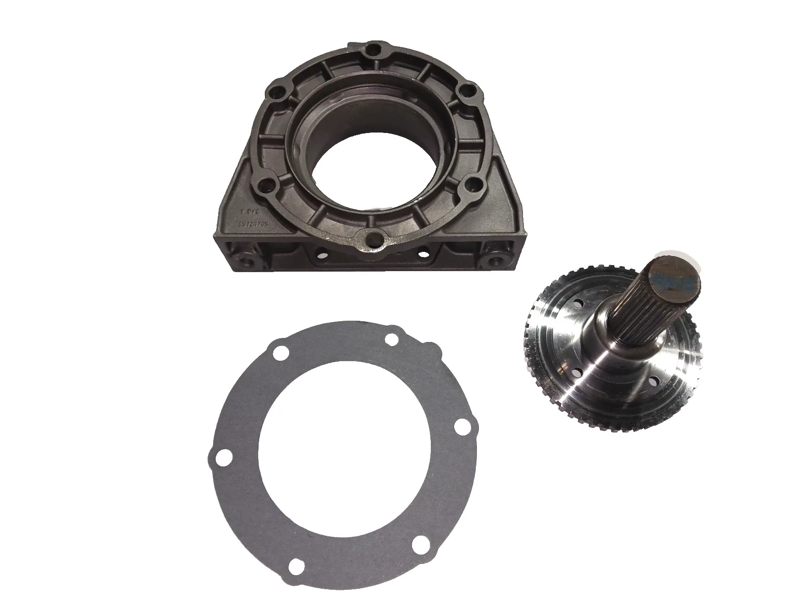 4L80E TRANSMISSION 4X4 ALUMINUM HOUSING W/ OUTPUT SHAFT W/ LUBE HOLE 1991 - 1996 image 2