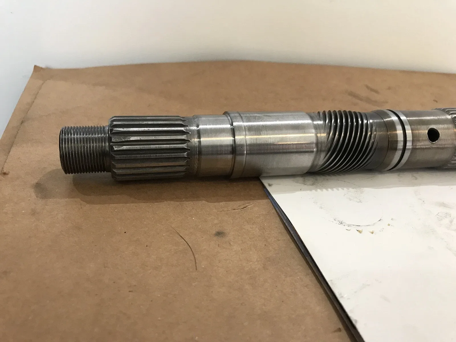 Dodge 727, TF8 Trans Diesel Output Shaft Late 16.780 LG 1990 UP 2WD .345" Pilot image 2