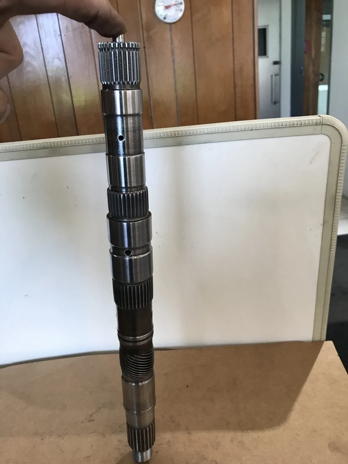 Dodge 727, TF8 Trans Diesel Output Shaft Late 16.780 LG 1990 UP 2WD .345" Pilot image 4