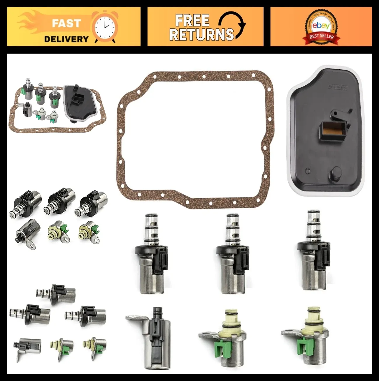 1999-On Focus / Protege Transmission Shift Solenoid Filter Service Kit - 4F27E