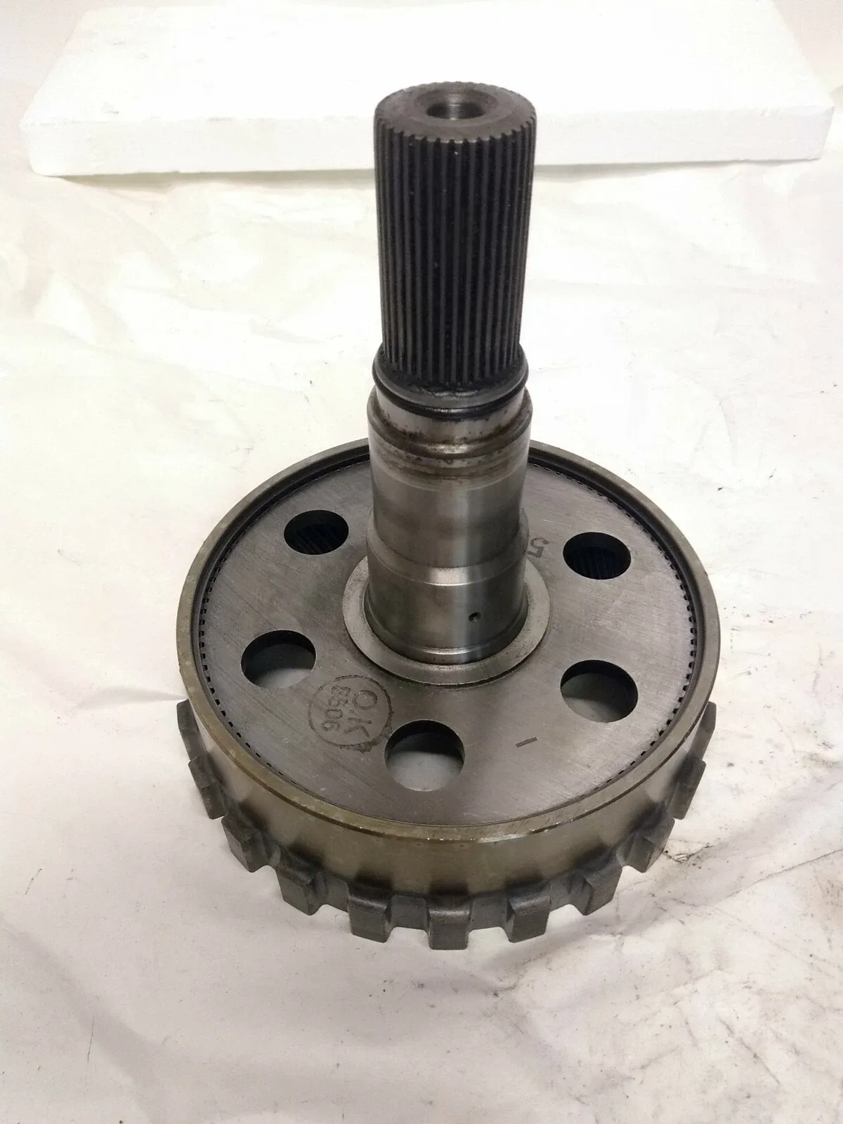BMW E53 X5 3.0L AWD A5S390R 5L50 Automatic Transmission Output Shaft & Ring Gear image 3