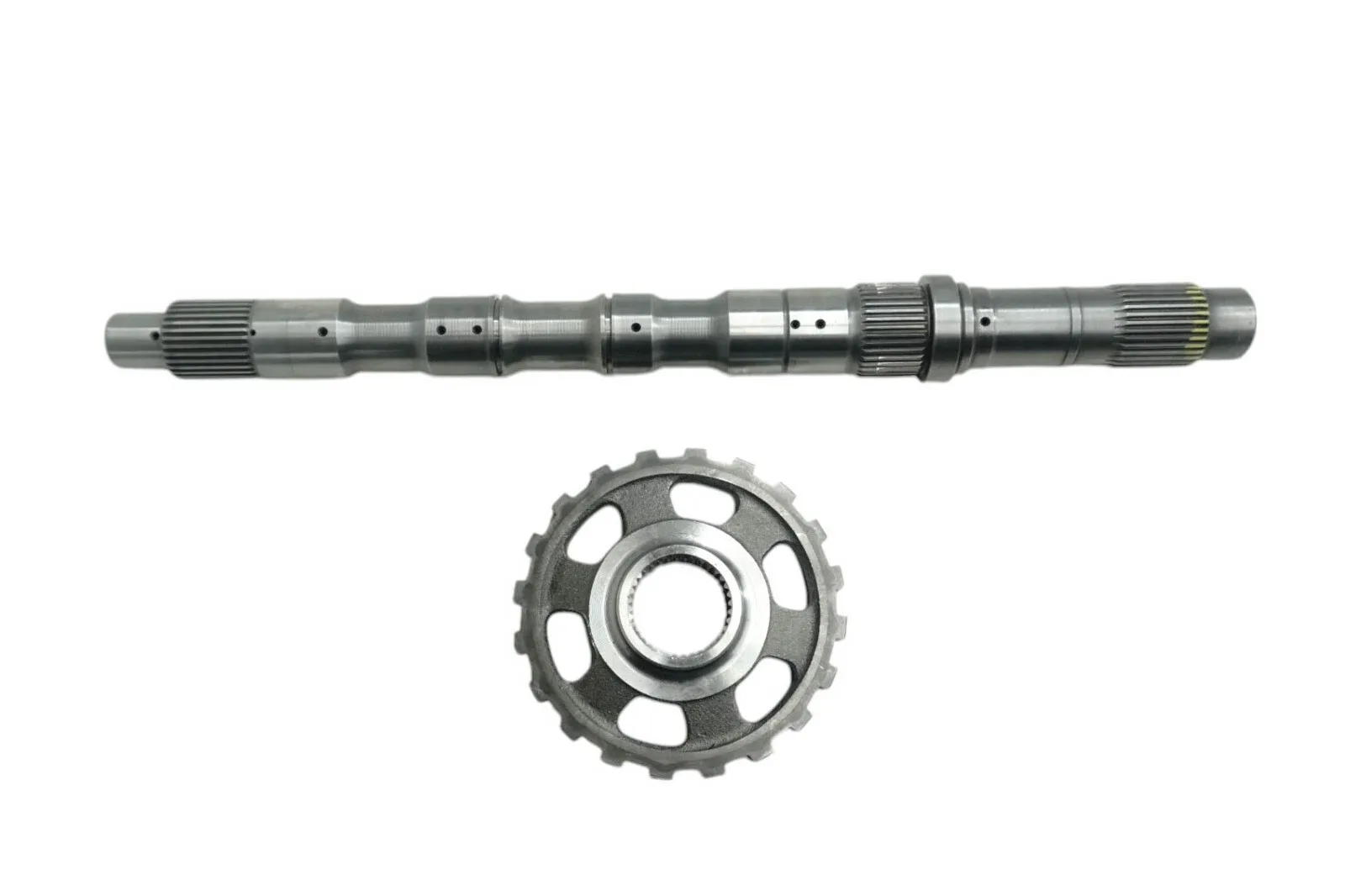 283678AA - RE7R01A, OUTPUT SHAFT, 17-3/4" LONG (1/2 SPLINE), 32 SPLINES, 9 HOLE