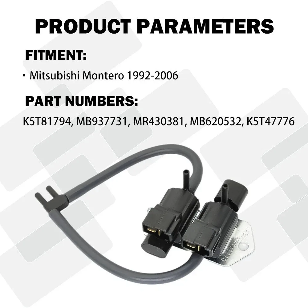 2001-2006 Mitsubishi Montero Freewheel Clutch Control Solenoid Valve MR430381 image 4