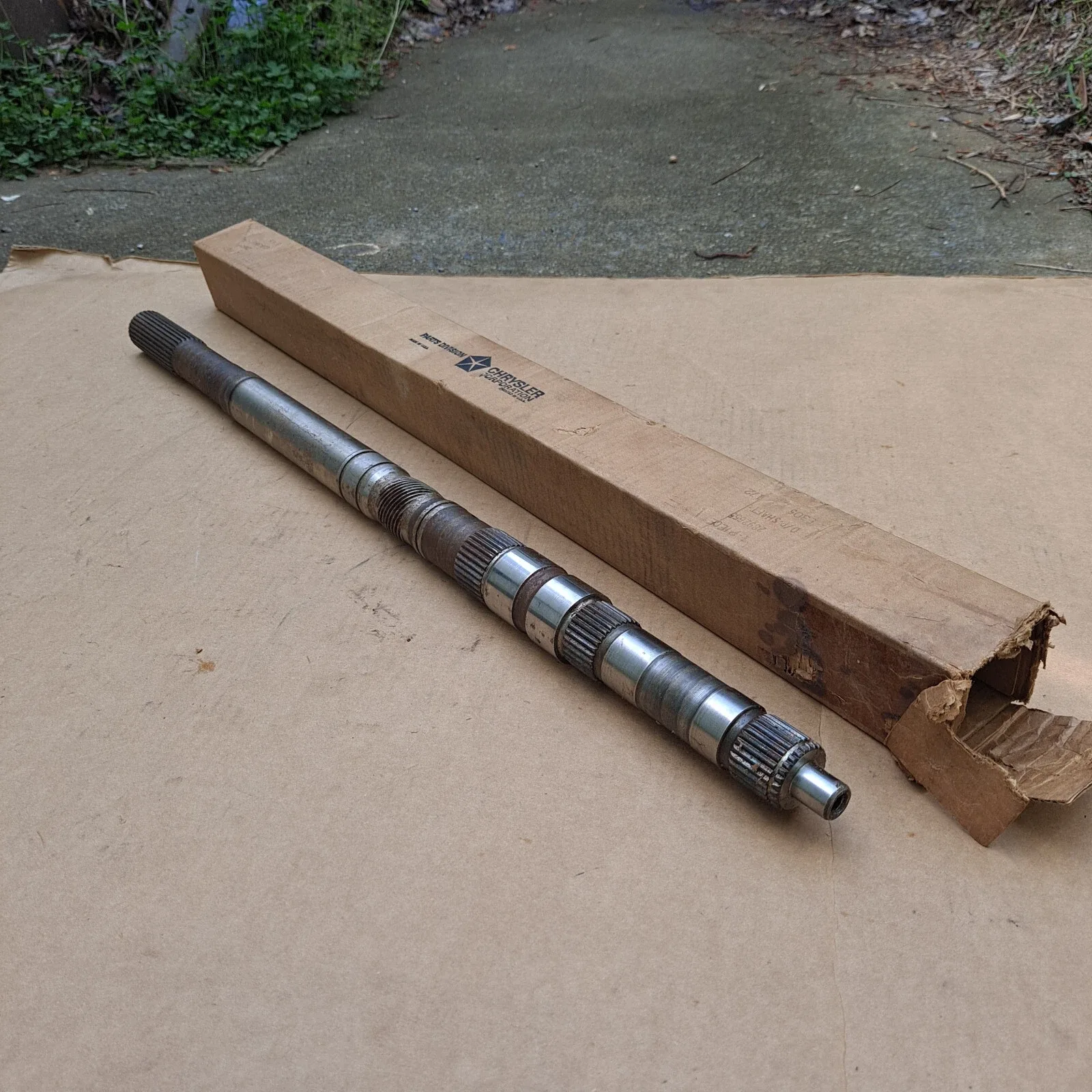 1970 Challenger Cuda Charger GTX Road Runner 426 440 NOS MoPar 727 OUTPUT SHAFT image 3