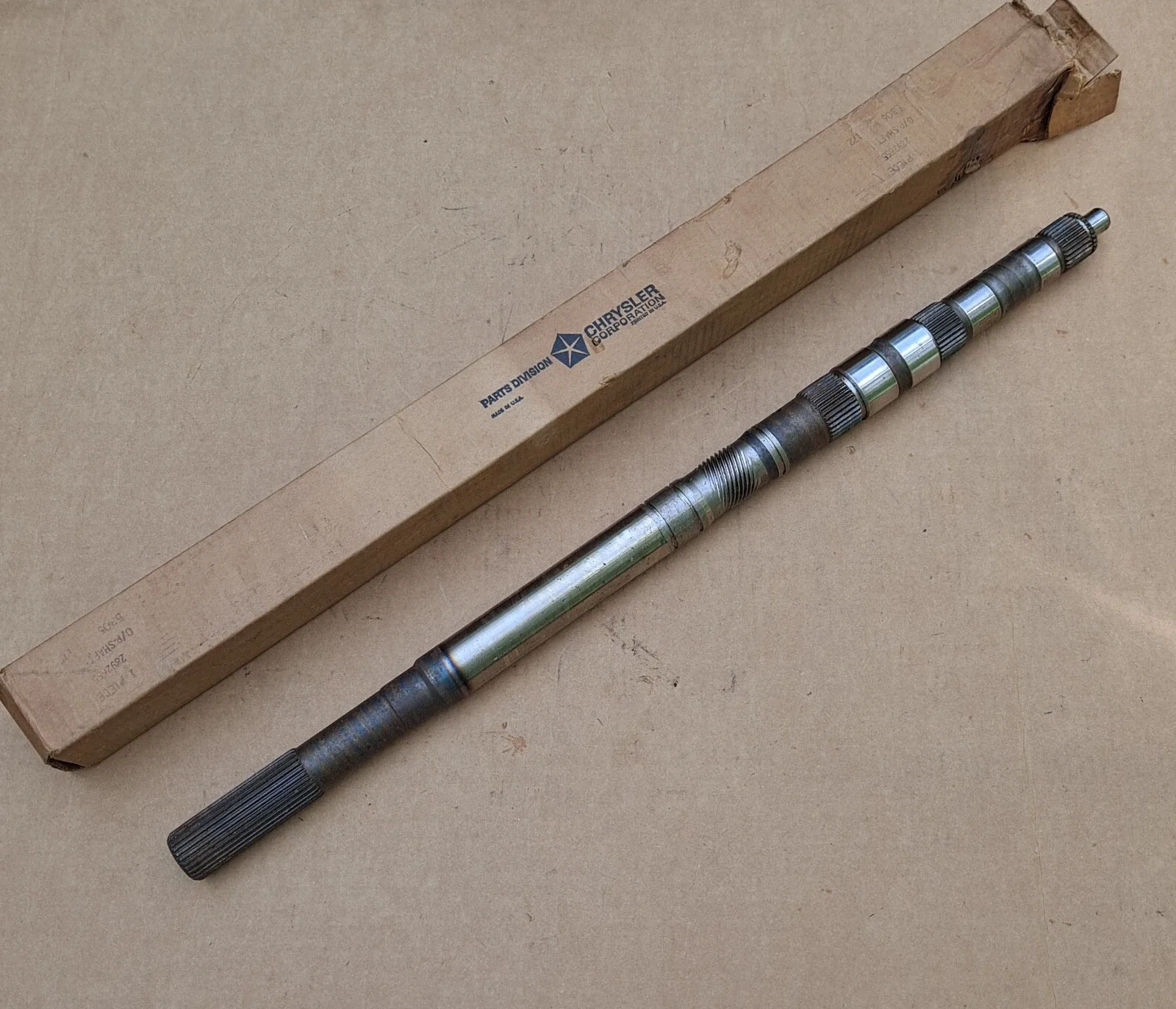 1970 Challenger Cuda Charger GTX Road Runner 426 440 NOS MoPar 727 OUTPUT SHAFT