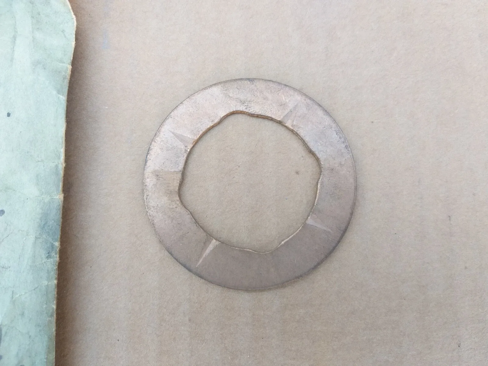 NOS Ford-O-Matic / Merc-O-Matic Auto Trans Front Output Shaft Thrust Washer .060 image 2