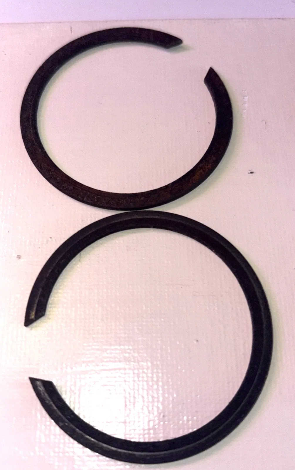 2 Output SNAP RING SHAFT RETAINING CLIP, 2 KNITTED James Exhaust Gaskets ,O RING image 3