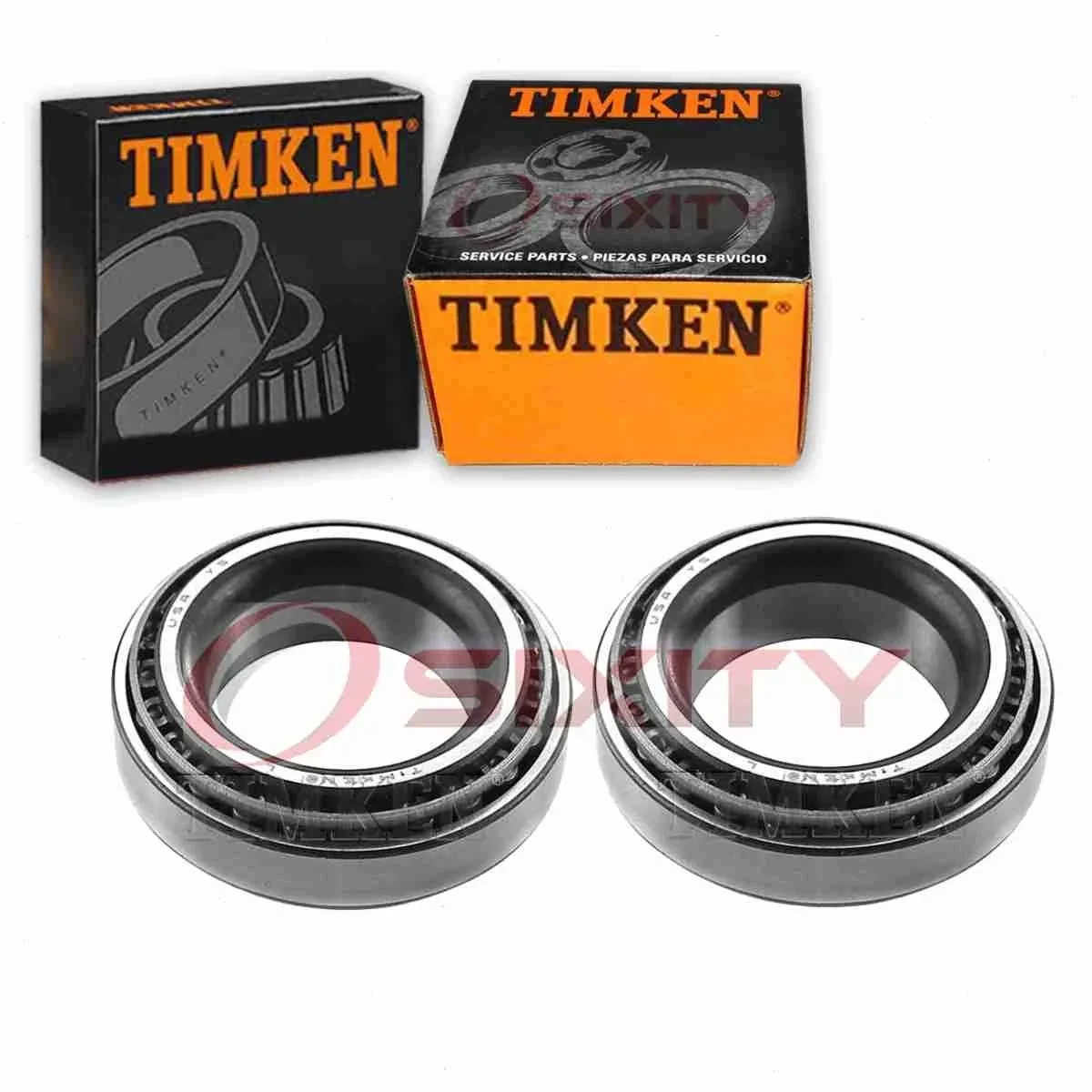 2 pc Timken Output Shaft Bearings for 1984-1988 Dodge Mini Ram Automatic xw