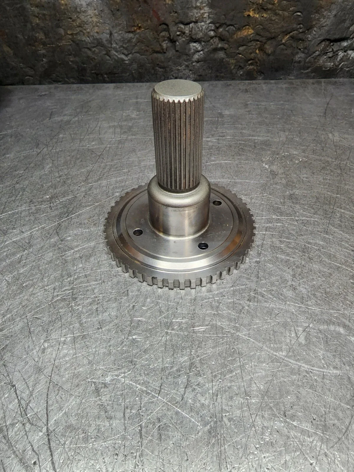 4L80E Output Shaft 4X4, 5" Long No lube Hole GM Trans 1999-UP New Bushing image 2
