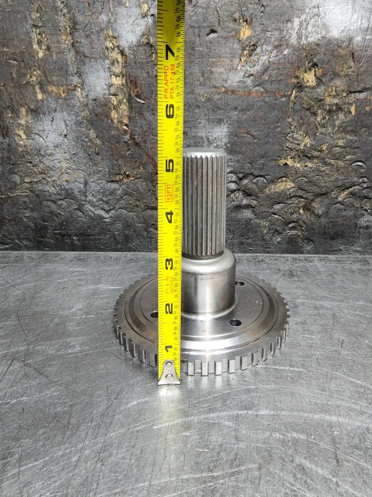 4L80E Output Shaft 4X4, 5" Long No lube Hole GM Trans 1999-UP New Bushing