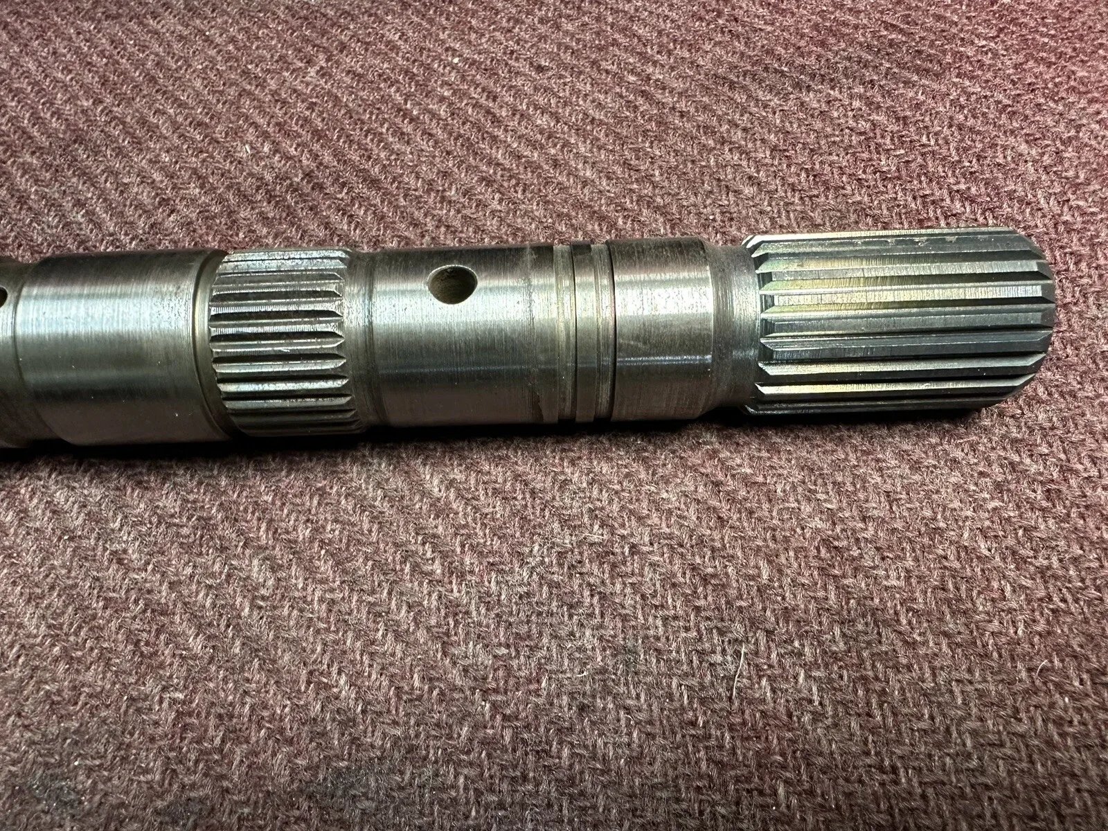 JEEP A904 TF6 OUTPUT SHAFT 4X4 23 NEW 1-3/4 LONG SPLINE 12-1/4 TOTAL LG .345 DIA image 4