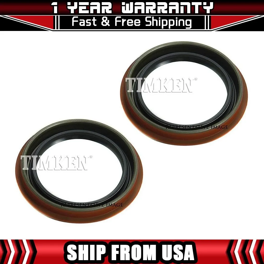 Timken  2X Automatic Transmission Output Shaft Seal For Dodge 400