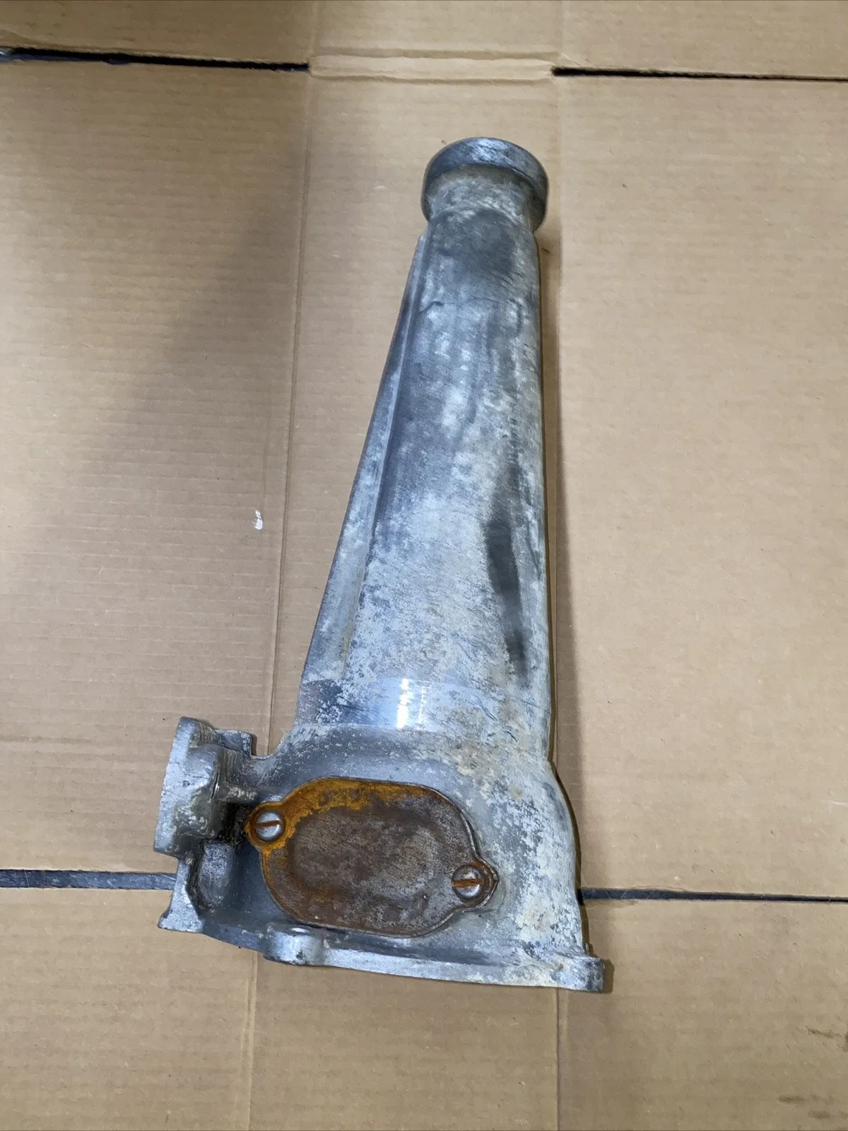 Small Case Cast Iron Ford Extension Housing, 16 5/8” image 2